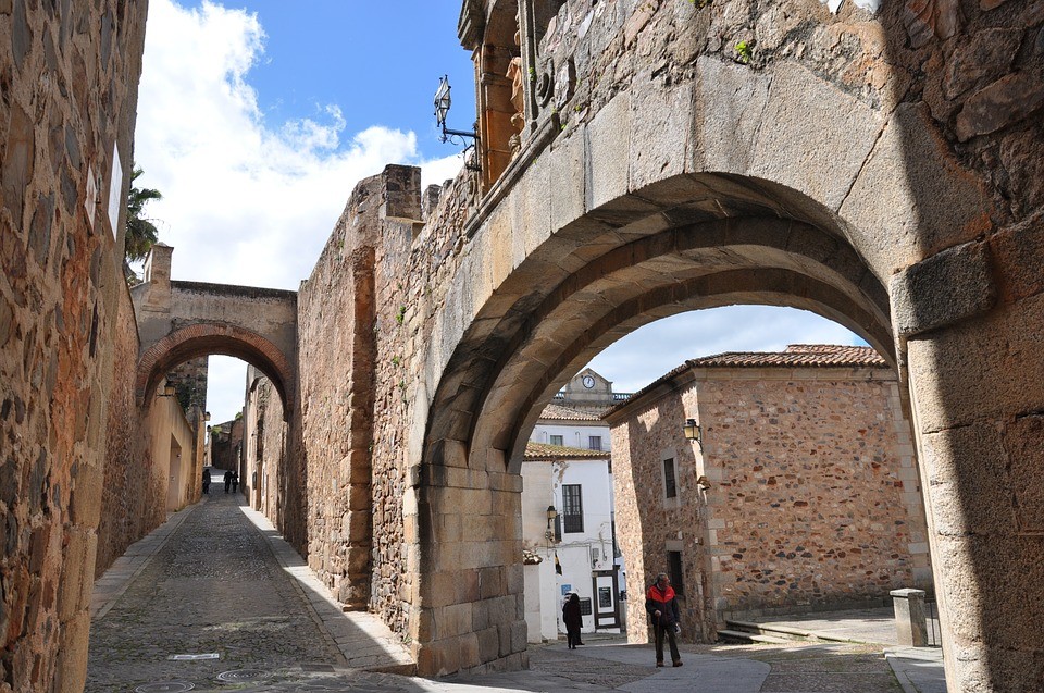 espana extremadura caceres calles